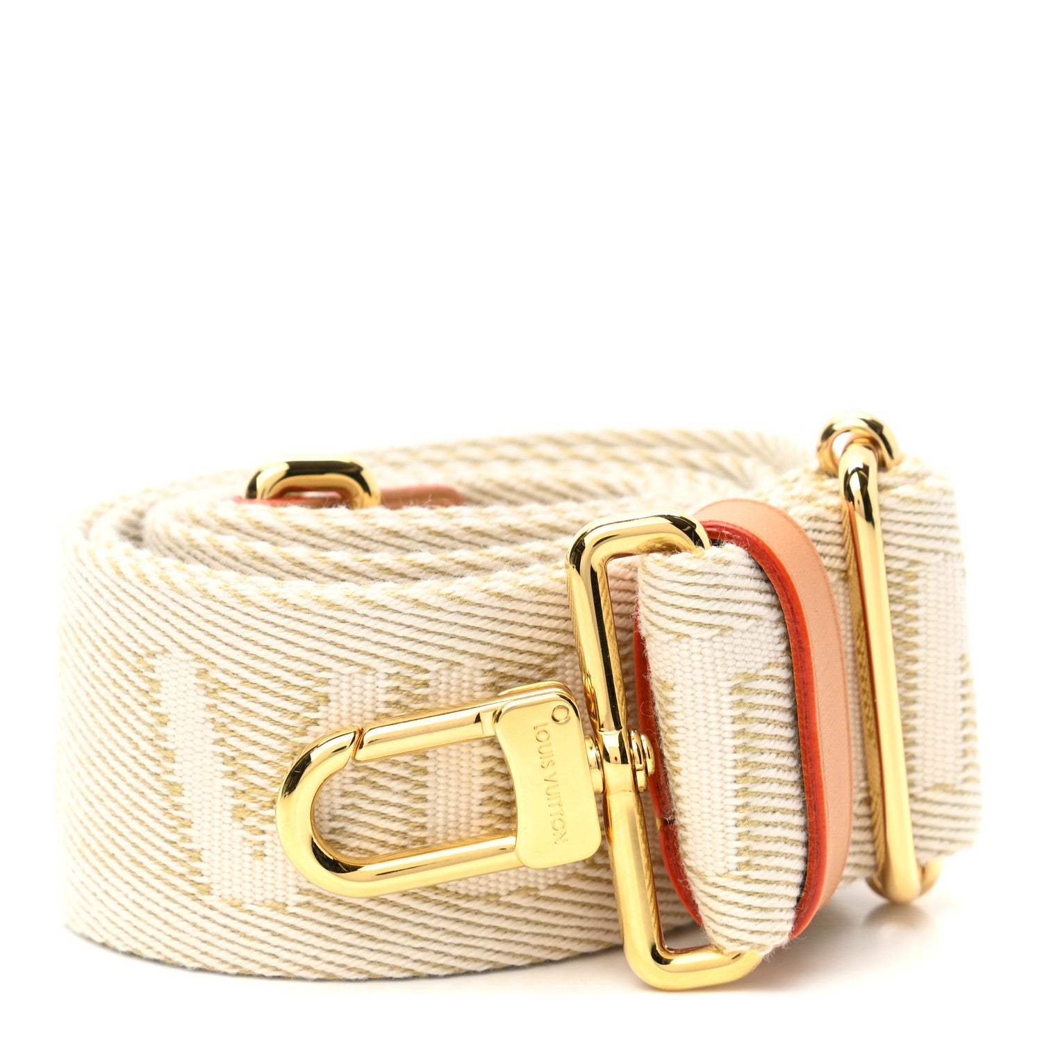 Louis Vuitton Monogram Utility Crossbody Bandouliere Shoulder Strap Beige 1 of 4