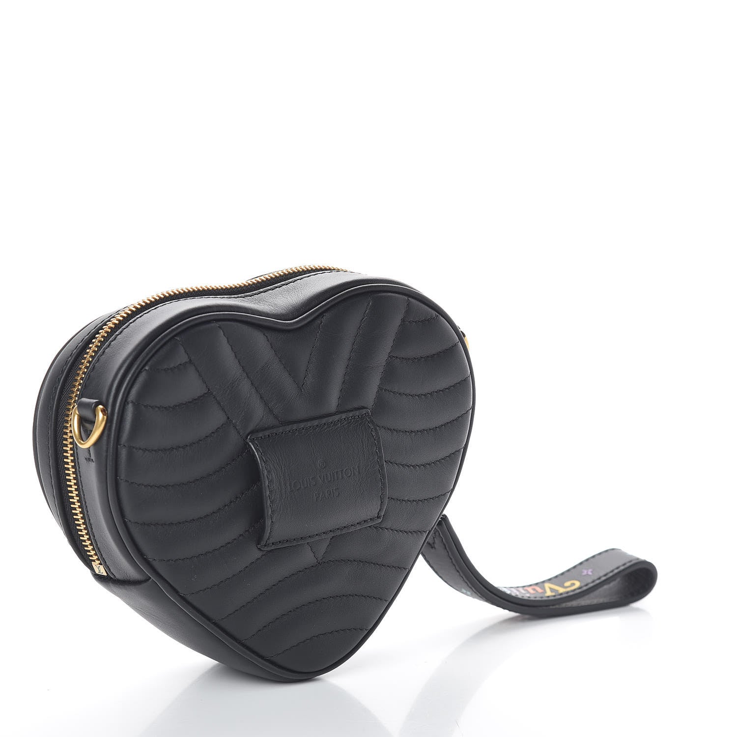 Louis Vuitton Calfskin New Wave Heart Bag Black 2 of 6