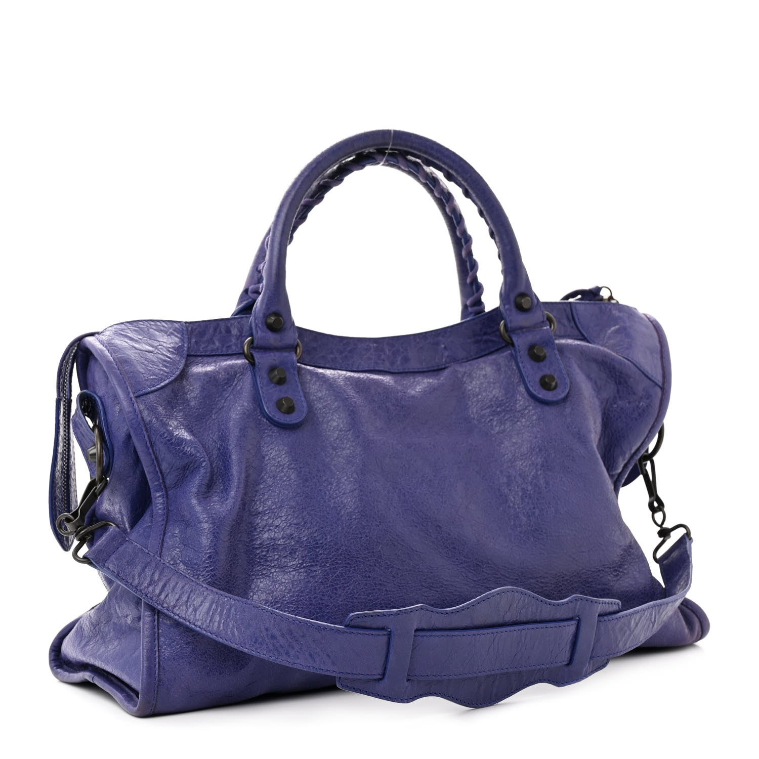 Balenciaga Agneau Classic Hardware City Bleu Lavande 4 of 14