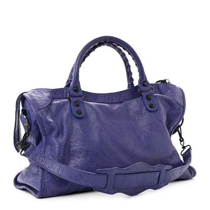 Balenciaga Agneau Classic Hardware City Bleu Lavande 4 of 14