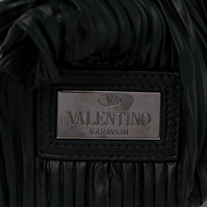 Valentino Garavani Nappa Pleated Petale Dome Tote Black 9 of 11