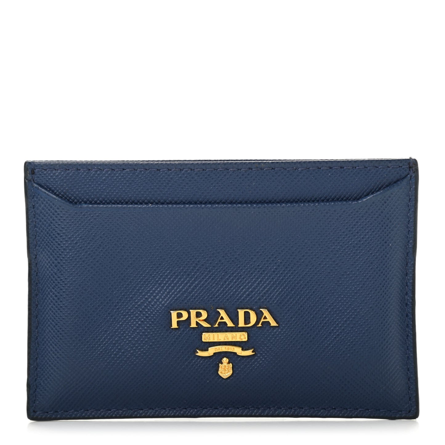 Saffiano Metal Card Case Bleuette
