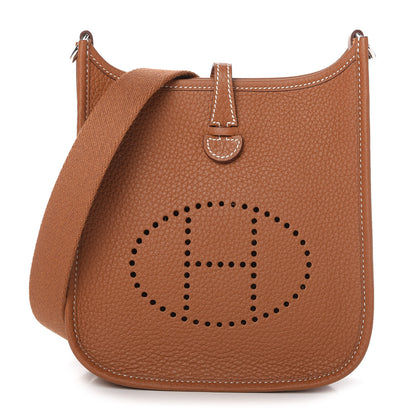 Hermes Taurillon Clemence Evelyne TPM Gold 1 of 9