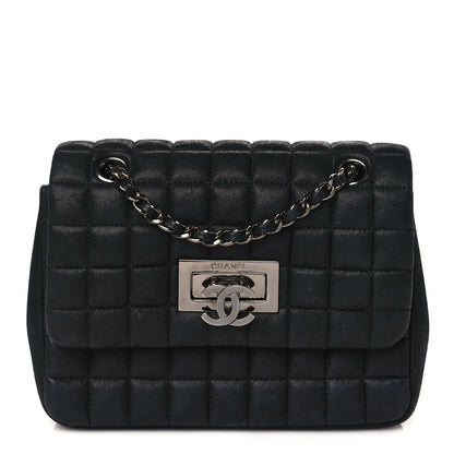 Chanel Iridescent Calfskin Square Quilted Mini Flap Black 1 of 11
