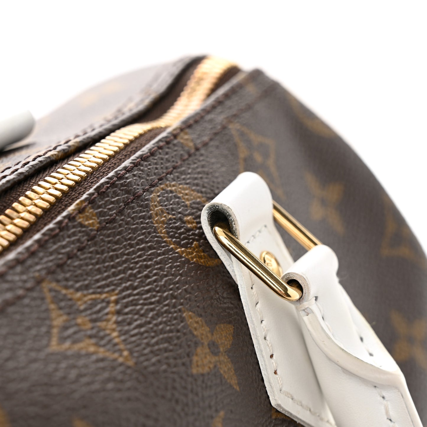 Monogram LV Match Speedy Bandouliere 25 White