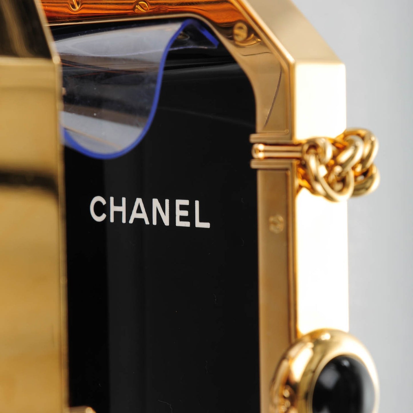 Plexiglass Premiere Minaudiere Clutch Black