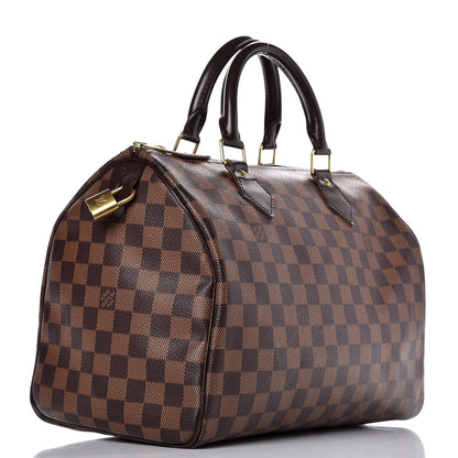 Louis Vuitton Damier Ebene Speedy 30 3 of 8