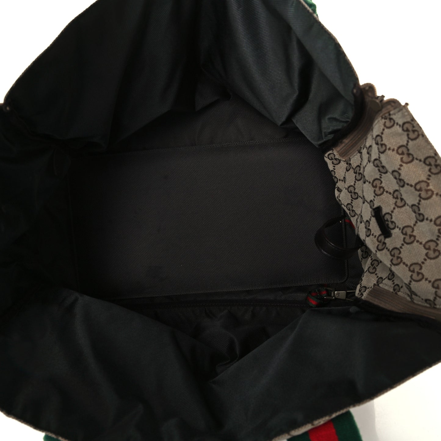 Monogram Web Dog Carrier Dark Brown