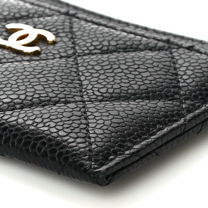 Chanel Caviar Quilted Card Holder Black 11 of 12