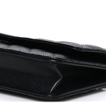 Chanel Caviar Quilted Wallet on Chain WOC Black 11 of 11