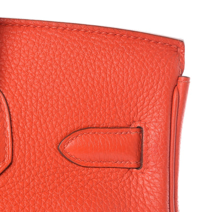 Hermes Togo Birkin 30 Capucine 10 of 35