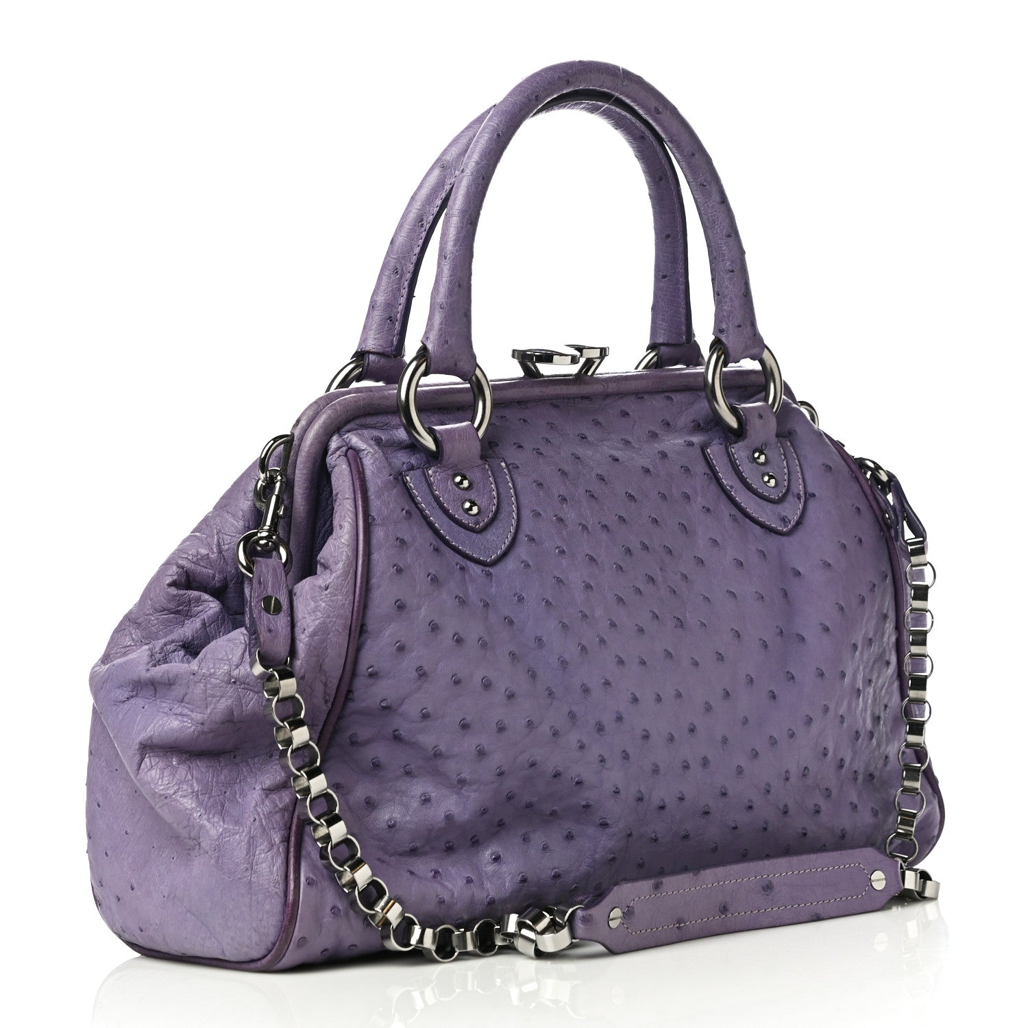 Marc Jacobs Ostrich Stam Purple 3 of 11