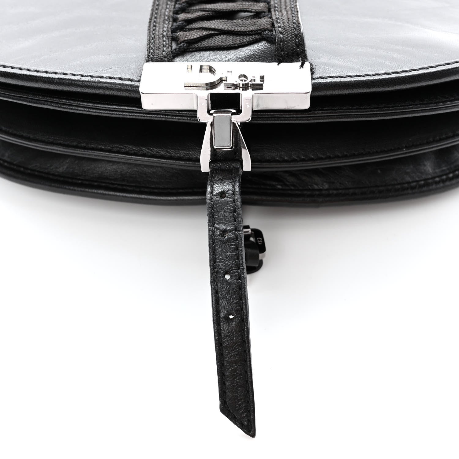 Christian Dior Lambskin Admit It Hobo Black 12 of 14