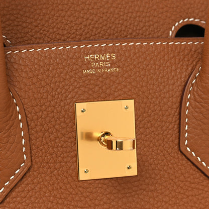 Hermes Togo BIRKIN 30 Gold 6 of 12