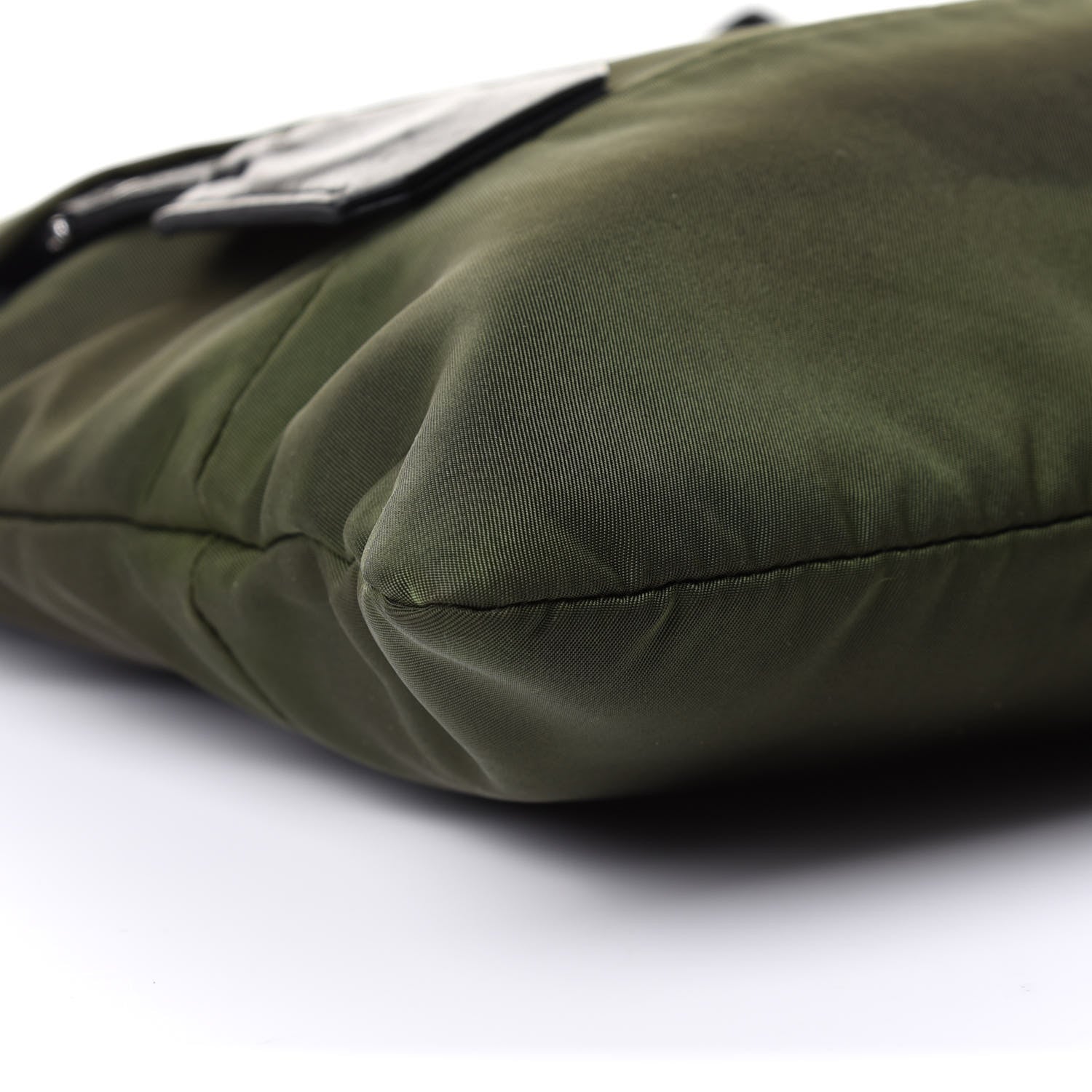 Prada Tessuto Nylon Flat Messenger Bag Militare 10 of 11