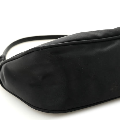 Prada Tessuto Nylon Pochette Bag Black 9 of 11