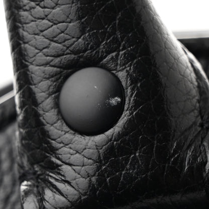 Balenciaga Grained Calfskin Neo Classic Black Hardware Large Top Handle Bag Black 13 of 14