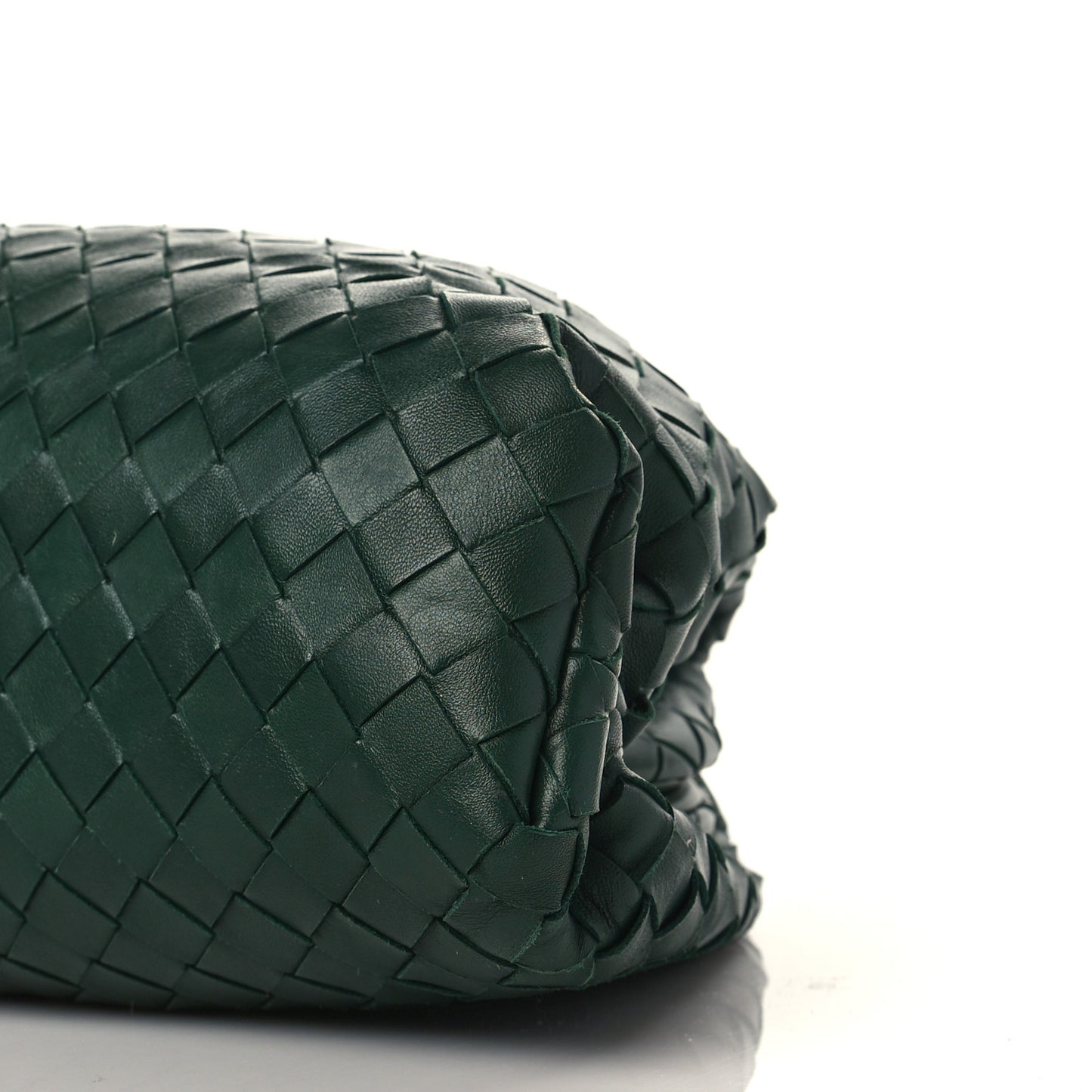 Nappa Maxi Intreccio The Pouch Oversized Clutch Raintree