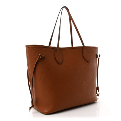 Louis Vuitton Empreinte Monogram Giant Neverfull MM Cognac 3 of 9