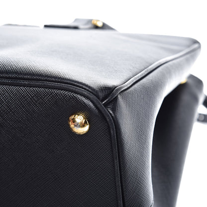 Prada Saffiano Large Galleria Double Zip Tote Black 11 of 15