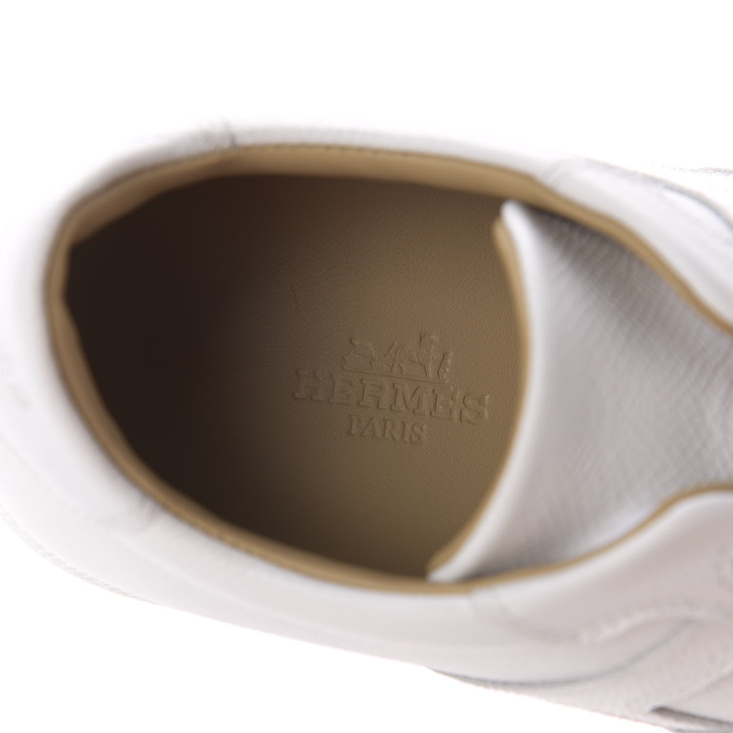 Hermes Epsom Womens Boomerang Sneakers 36 White 8 of 9