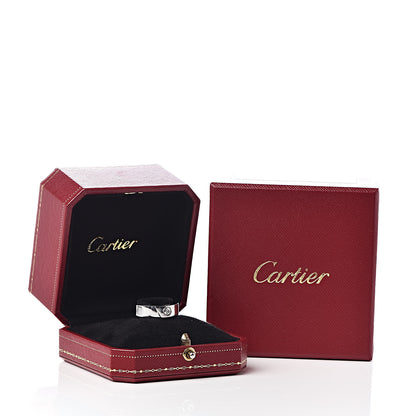 Cartier 18K White Gold Diamond Anniversary Band Ring 53 6.25 6 of 6