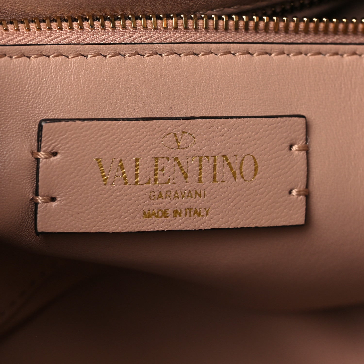 Valentino Garavani Nappa Medium Roman Stud Shoulder Bag Rose Cannelle 6 of 8