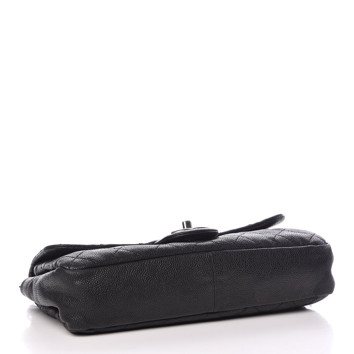 Caviar Quilted Medium Simply CC Flap Black