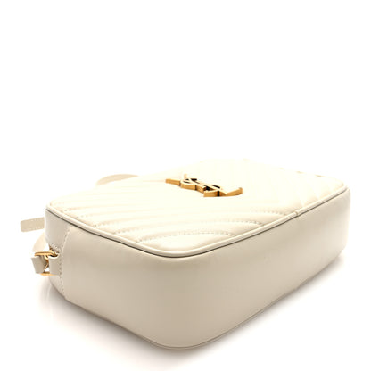 Saint Laurent Calfskin Matelasse Monogram Lou Camera Bag Crema Soft 5 of 10