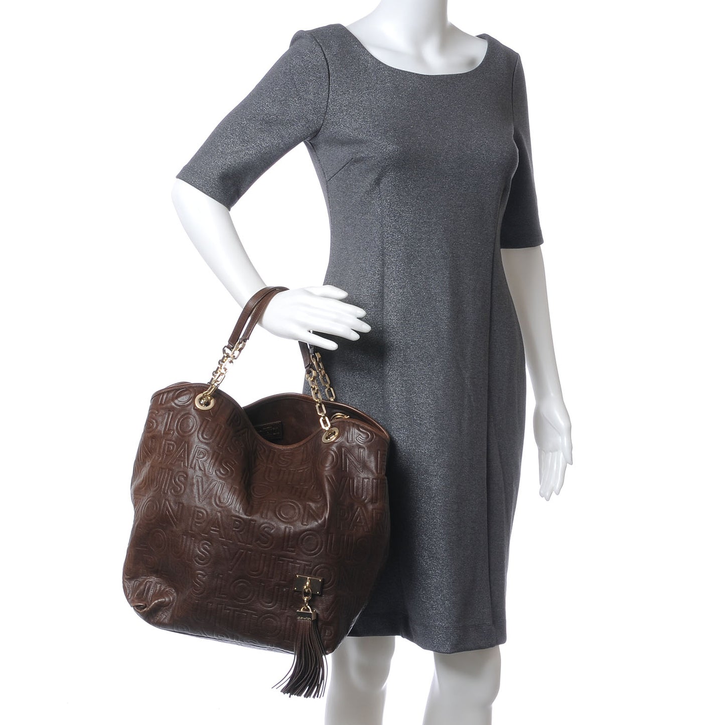 Monogram Paris Souple Whisper GM Chocolate