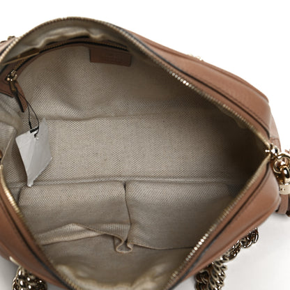 Gucci Pebbled Calfskin Small Soho Bowler Camelia 5 of 12
