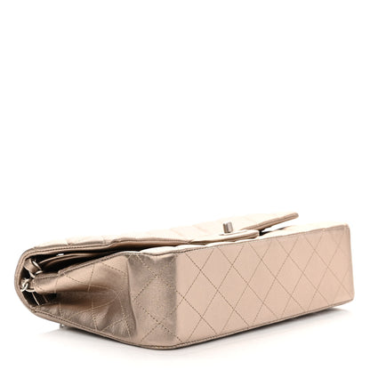 Chanel Metallic Lambskin Quilted Medium Double Flap Gold 3 of 11