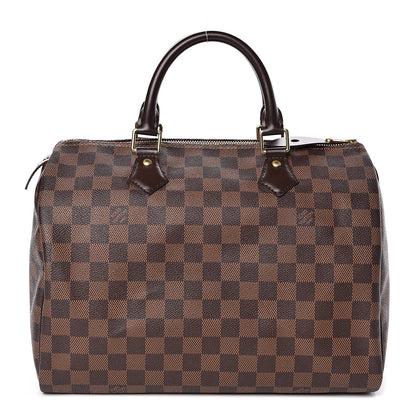 Louis Vuitton Damier Ebene Speedy 30 1 of 10