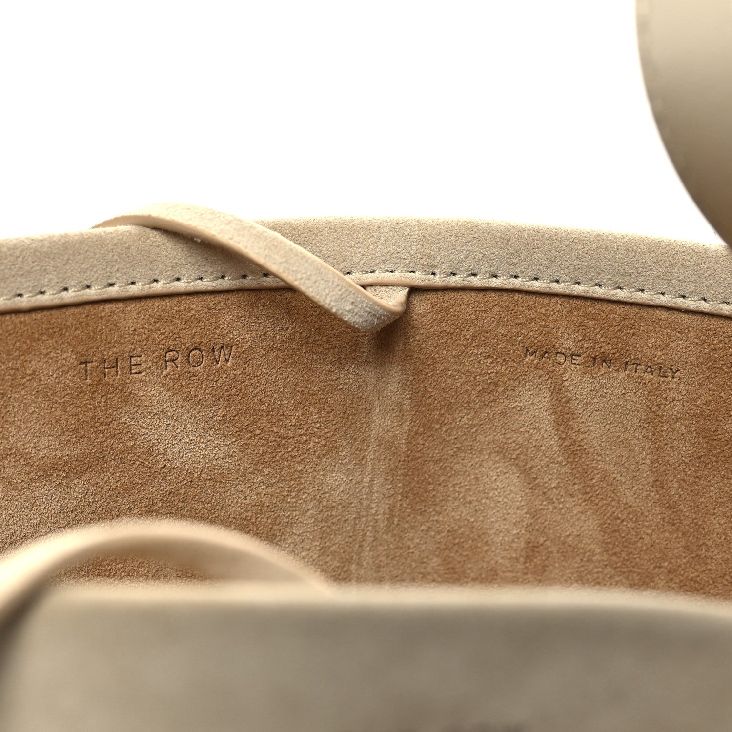 The Row Nubuck Small N/S Park Tote Ivory 5 of 10