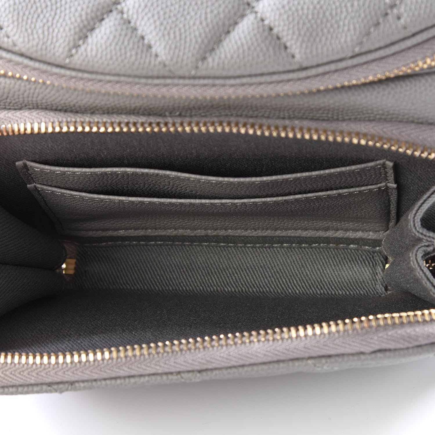 Chanel Caviar Quilted Business Affinity Waist Bag Grey 5 of 11