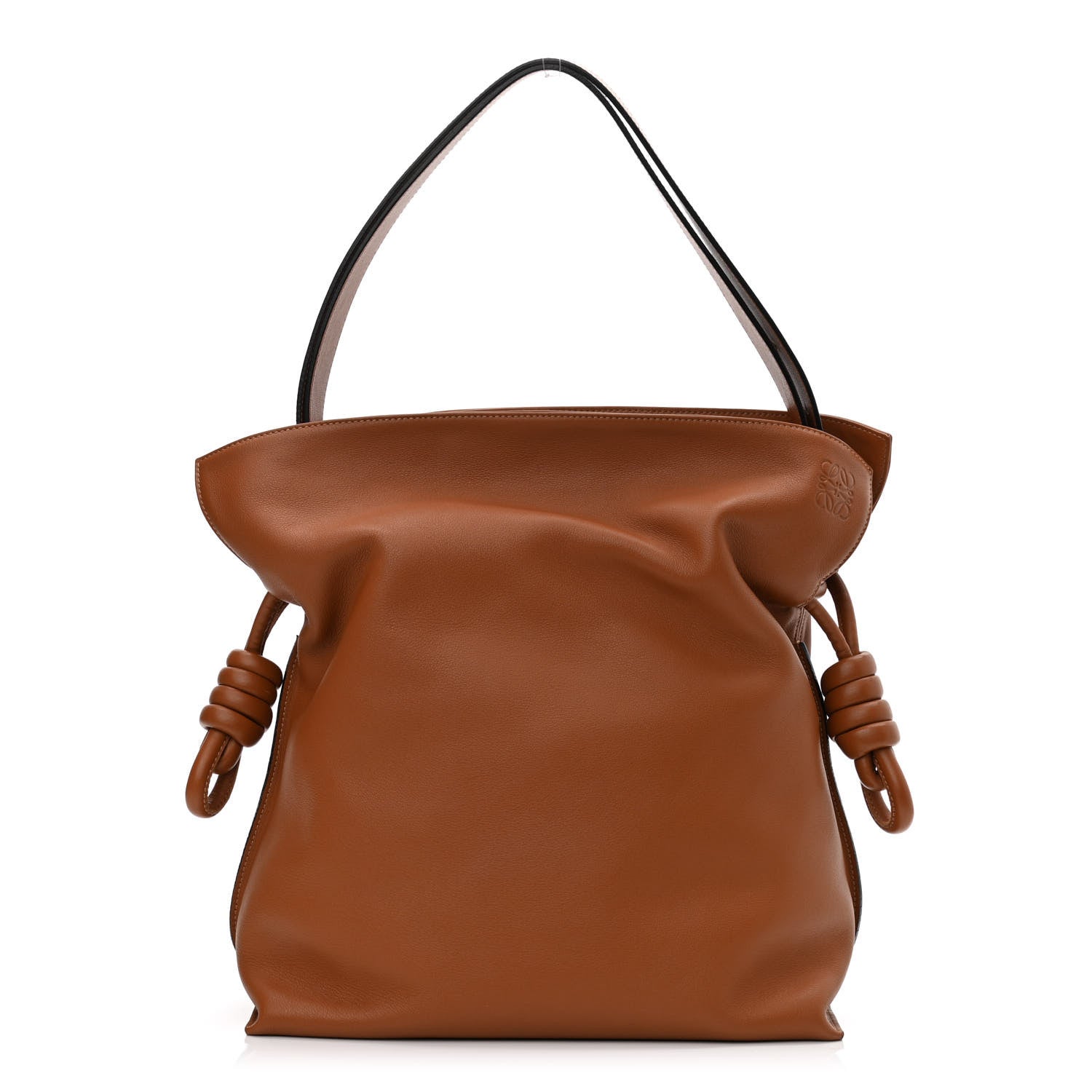 Loewe Calfskin Large Flamenco Knot Bag Warm Desert 1 of 10