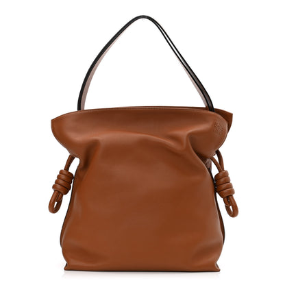 Loewe Calfskin Large Flamenco Knot Bag Warm Desert 1 of 10