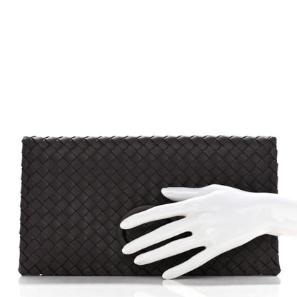Bottega Veneta Nappa Intrecciato Turnlock Clutch Quetsche 2 of 11
