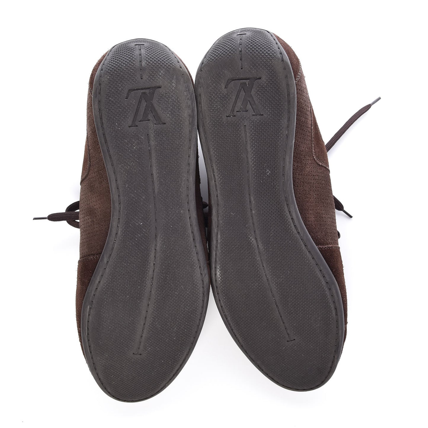 Suede Perforated Vibes Sneaker 9.5 Brown
