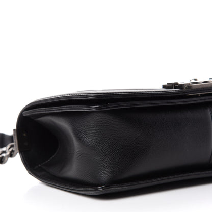 Chanel Calfskin Double Stitch Medium Boy Flap Black 7 of 12