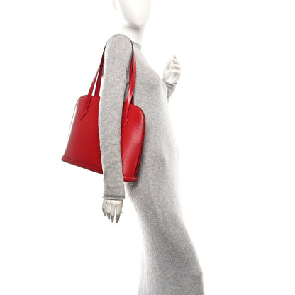 Louis Vuitton Epi Lussac Castillan Red 2 of 10