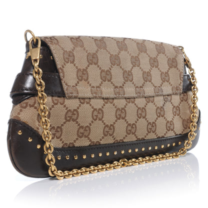 Gucci Monogram Horsebit Clutch Ebony 3 of 8
