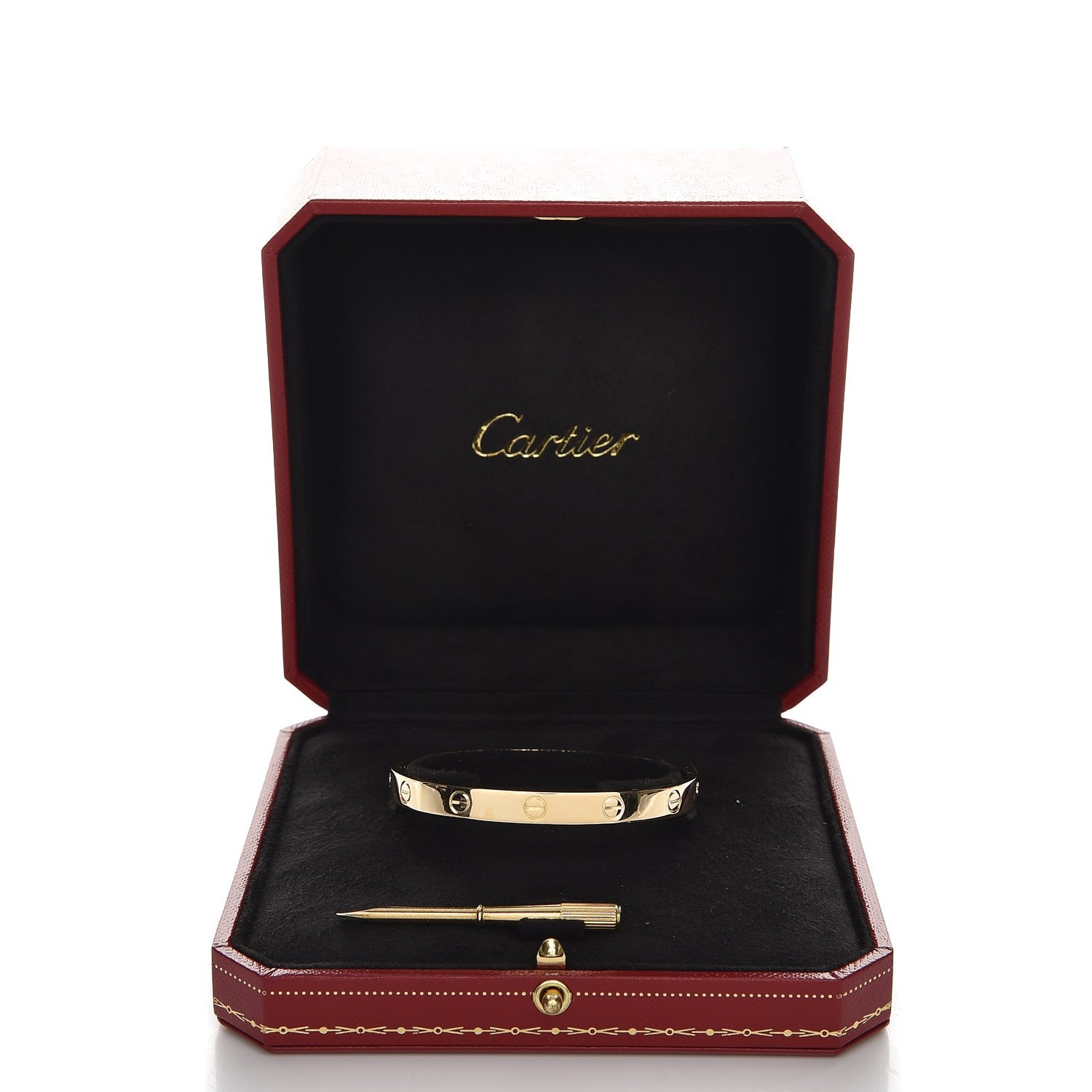 Cartier 18K Yellow Gold LOVE Bracelet 17 5 of 5