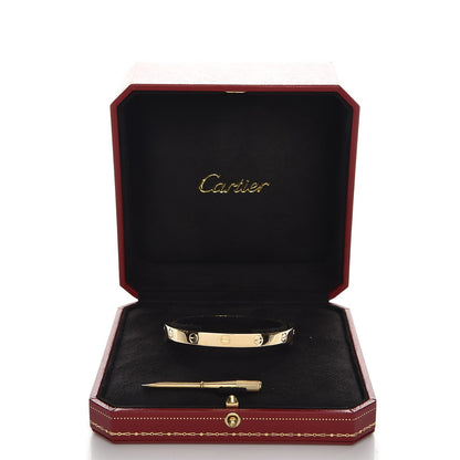 Cartier 18K Yellow Gold LOVE Bracelet 17 5 of 5
