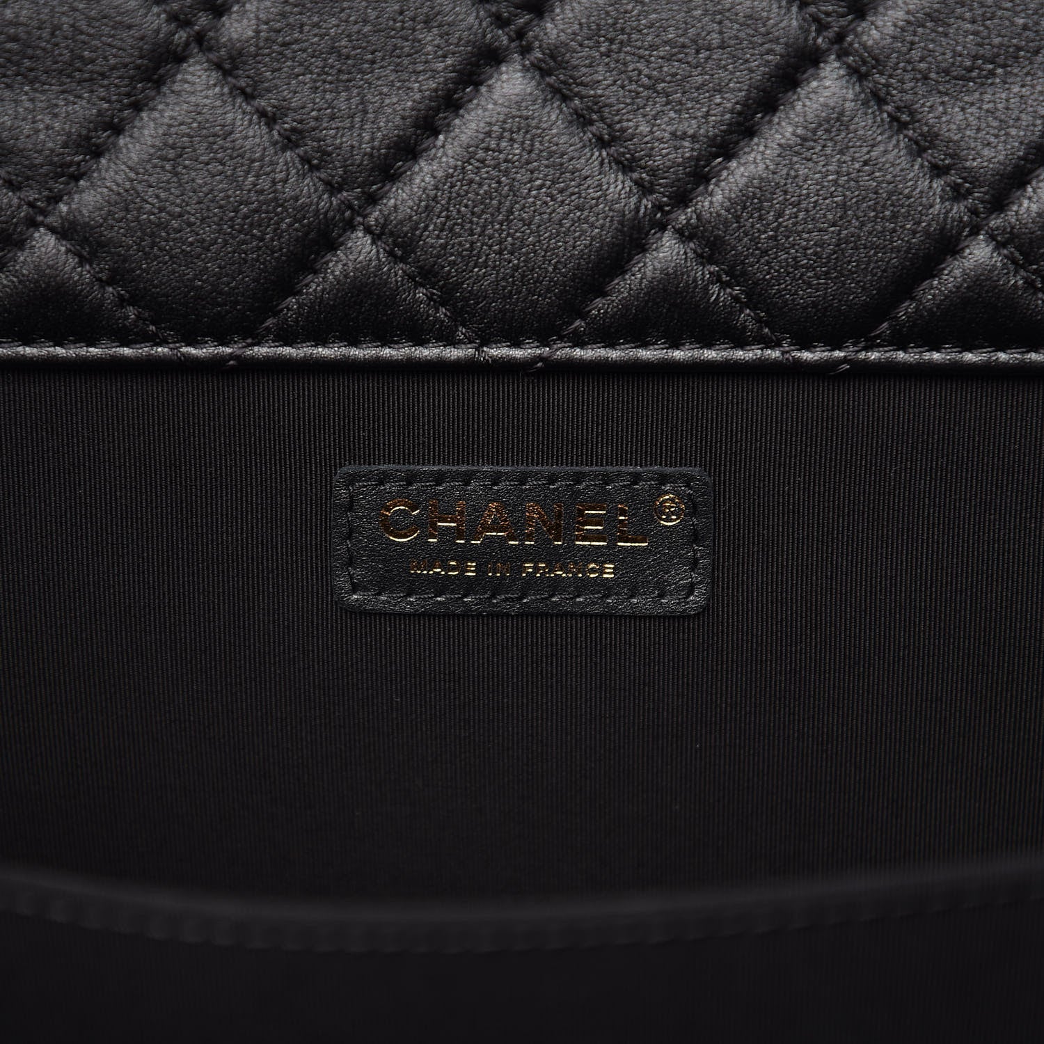 Chanel Calfskin Quilted XXL Travel Flap Bag Black 5 of 10