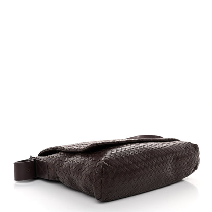 Bottega Veneta Nappa Intrecciato Messenger Bag Ebano 4 of 9