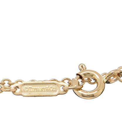 Tiffany 18K Yellow Gold T Double Chain Bracelet 2 of 3