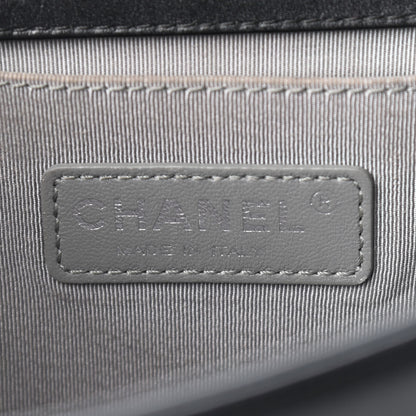 Chanel Calfskin Quilted Medium Boy Flap Black 5 of 8