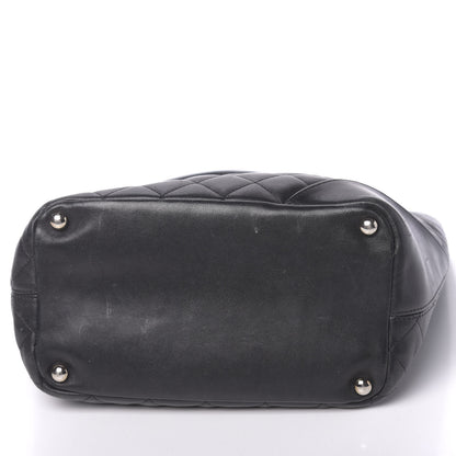 Chanel Calfskin Quilted Medium Cambon Tote Black White 14 of 15