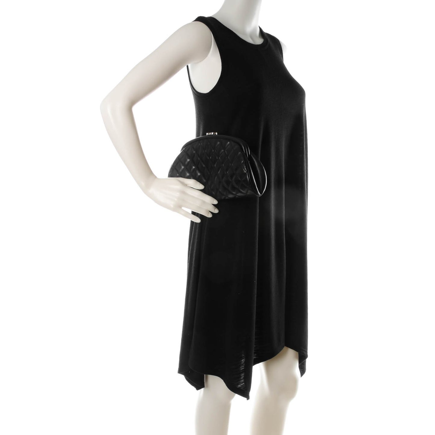 Lambskin Quilted Timeless Clutch Black